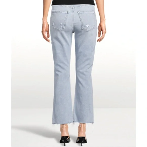 Citizens of Humanity Isola Cropped Vintage Distressed Jeans in Blue Moon Size 29